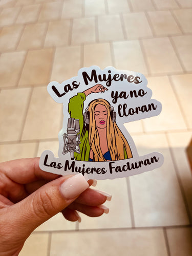 Shakira Las Mujeres Facturan Sticker