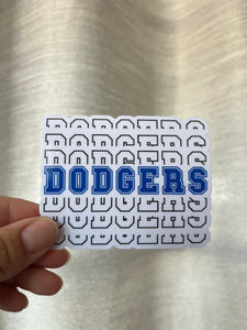 Dodgers Waterproof Sticker