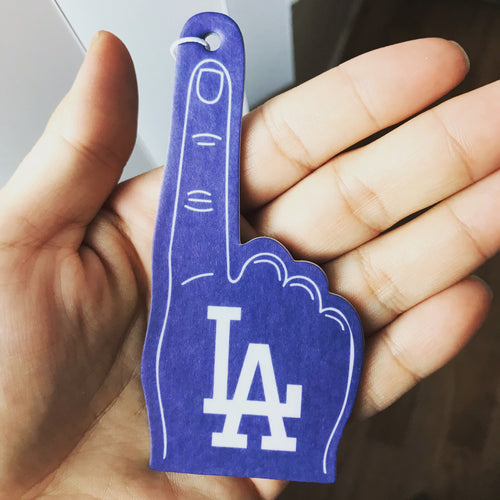 Dodgers LA car air freshener