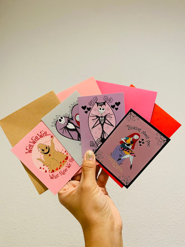 NIGHTMARE BEFORE CHRISTMAS MINI VALENTINE CARDS SET